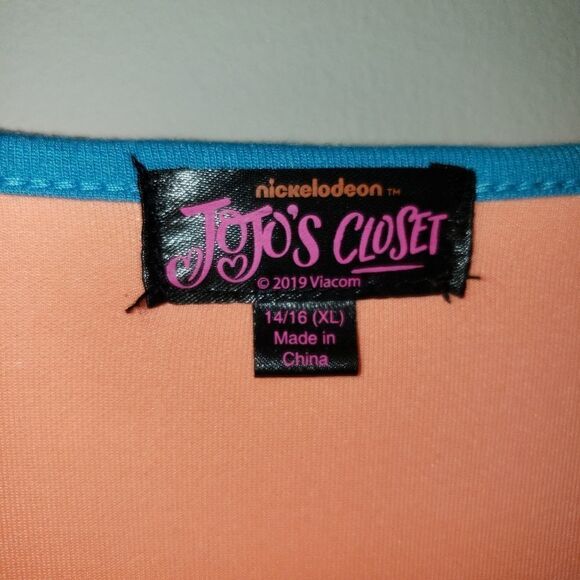 JOJOS CLOSET MULTI NEON MIDI DRESS SIZE XL 14/16 NWOT - Picture 4 of 6